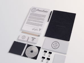 商務VI品牌模板與辦公用品樣機素材全解析